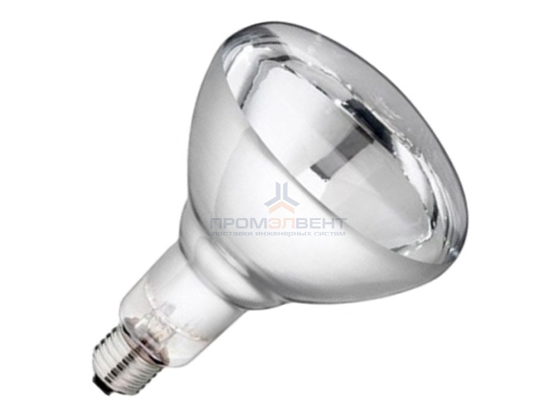 Лампа инфракрасная ИКЗ 250W 215-225V E27 прозрачная