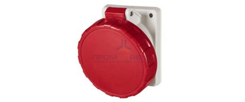 Розетка скрытой установки, с наклоном DKC Quadro IP67 32A 3P+E+N 400V