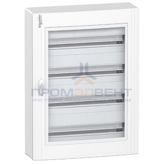 Щит навесной Schneider Electric Pragma (4х24) 96 модулей с прозрачной дверью с клемниками N+PE
